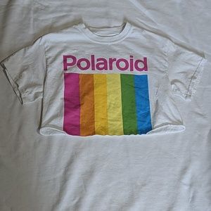 Polaroid Cut Off/Cropped Tee